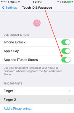 Touch ID & Passcode