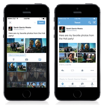 Twitter's new photo tagging feature
