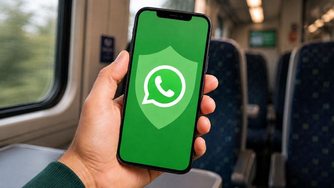 WhatsApp security concept
