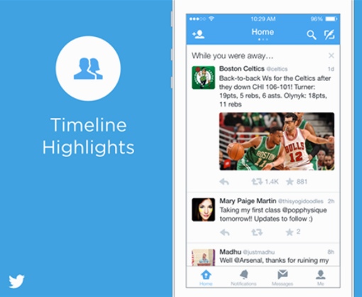 Twitter's new While You Were Away feature