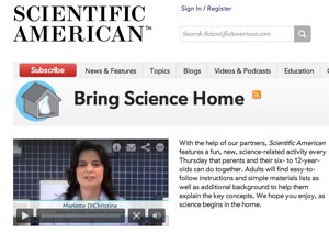 Scientific American Bring Science Home