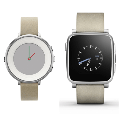 Pebble Time Round and Pebble Time Steel
