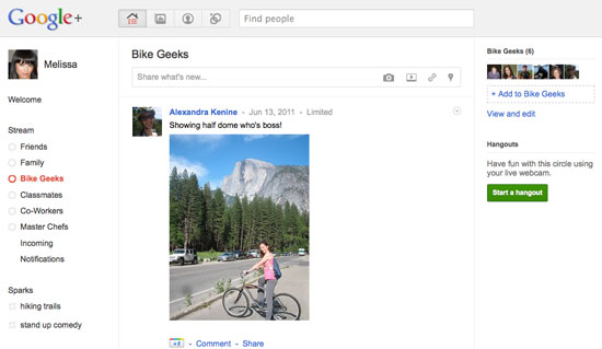 Google+ Stream