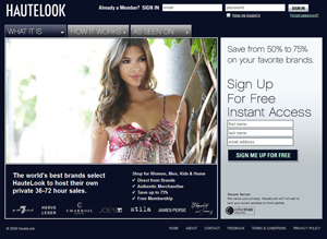 hautelook.com shopping site